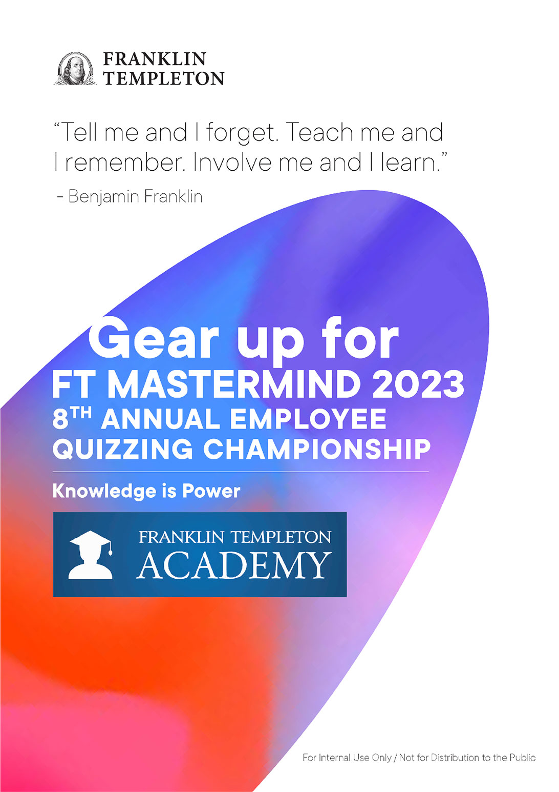 Franklin Templetan FT Mastermind quiz launch emailer